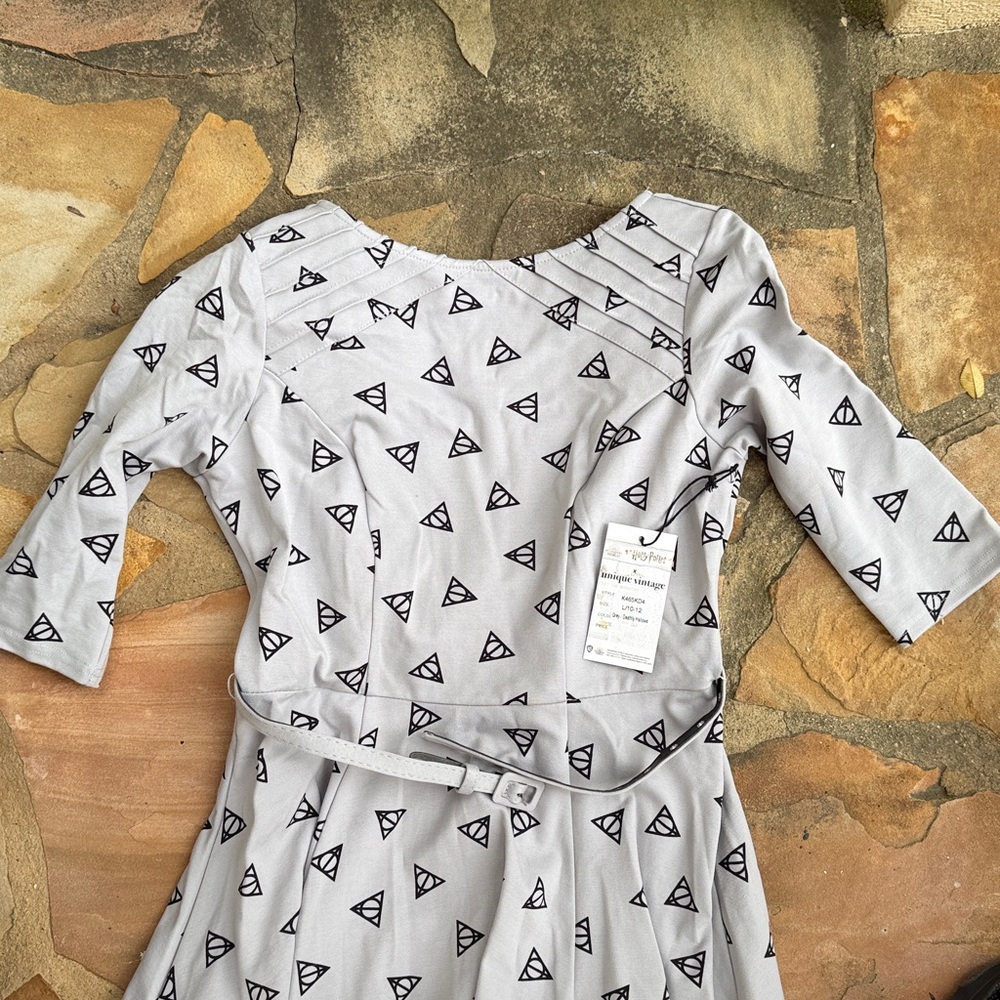 Unique Vintage Harry Potter Dress deathly hallows nwt large - Picture 4 of 6